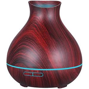Amazon.com: BZseed Aromatherapy Essential Oil Diffuser 550ml 12 Hours Wood Grain Aroma Diffuser with Timer Cool Mist Humidifier for Large Room, Home, Baby Bedroom, Waterless Auto Shut-off,7 Colors Lights Changing : Health & Household