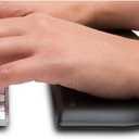 Kensington ErgoSoft Wrist Rest for Slim, Compact Keyboards, Black (K52801WW), 3.9 x 0.4 x 11.1 inches