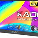 Kado Portable Monitor 15.6-inch FHD 1080p, 45W Reverse Charging Ultra-Slim Laptop Monitor 1920x1080 with Built-in Speakers, IPS Display Kickstand for PC, Mac, Phone, Xbox, PS5, USB-C & HDMI