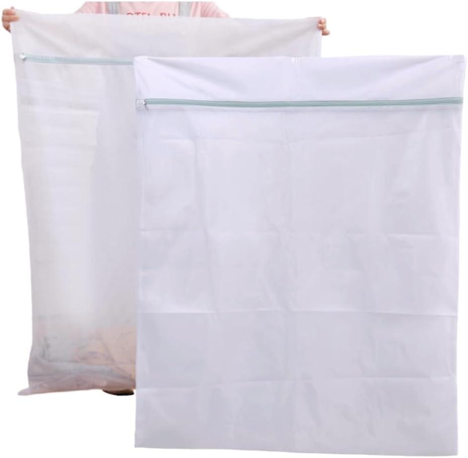 2 Pack 43 x 35 inch Oversize Laundry Bags Mesh Wash Bags, Large Delicates Bag for Washing Machine, Jumbo Laundry Sack for Washing Delicates, Big Clothes, Bed Sheet, Bedcover, Blanket