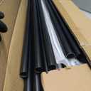 56 Pack 26 inch Aluminum Balusters for Deck Railing,Black Round Metal Spindles for Staircase,3/4" Diameter Hollow Deck Ballasters with Screws and Connectors for Railing Fencing Porch Stair Spindles