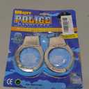 Toy Handcuffs with Keys Metal Toy Handcuffs for Kids (Silver)