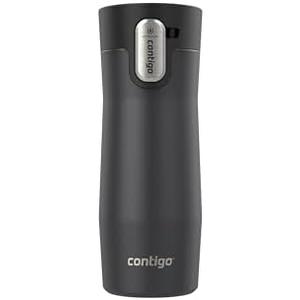 Contigo West Loop 3.0 Stainless Steel Insulated Travel Mug, Leak Proof with AutoSeal Lid, 16oz, Matte Black