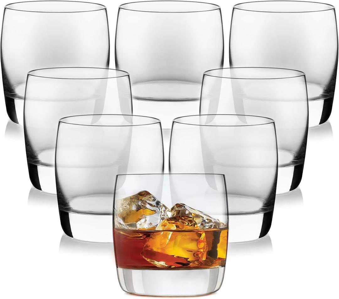 Libbey Signature Kentfield Rocks Cocktail Glasses, 12 ounce, Set of 8