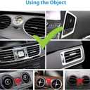 Beam Electronics Car Phone Holder Mount, Phone Car Air Vent Mount Holder Cradle Compatible for iPhone 12 11 Pro Max XS XS XR X 8+ 7+ SE 6s 6+ 5s 4 Samsung Galaxy S4-S10 LG Nexus Nokia