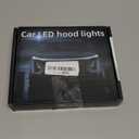 79 Inches Car Hood Light Strip,Dynamic Car LED Strip Light,Exterior Flexible Headlight Waterproof Daytime Running Light Strip for Cars,Trucks,SUVs(White Light)