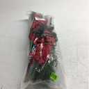 Hotop 6 Pcs Christmas Artificial Poinsettias Florals 19.6 Inch Large Christmas Poinsettia Decorations Red Green Christmas Flower Picks Stem for Christmas Tree Ornament Wreath DIY Xmas Party Decor