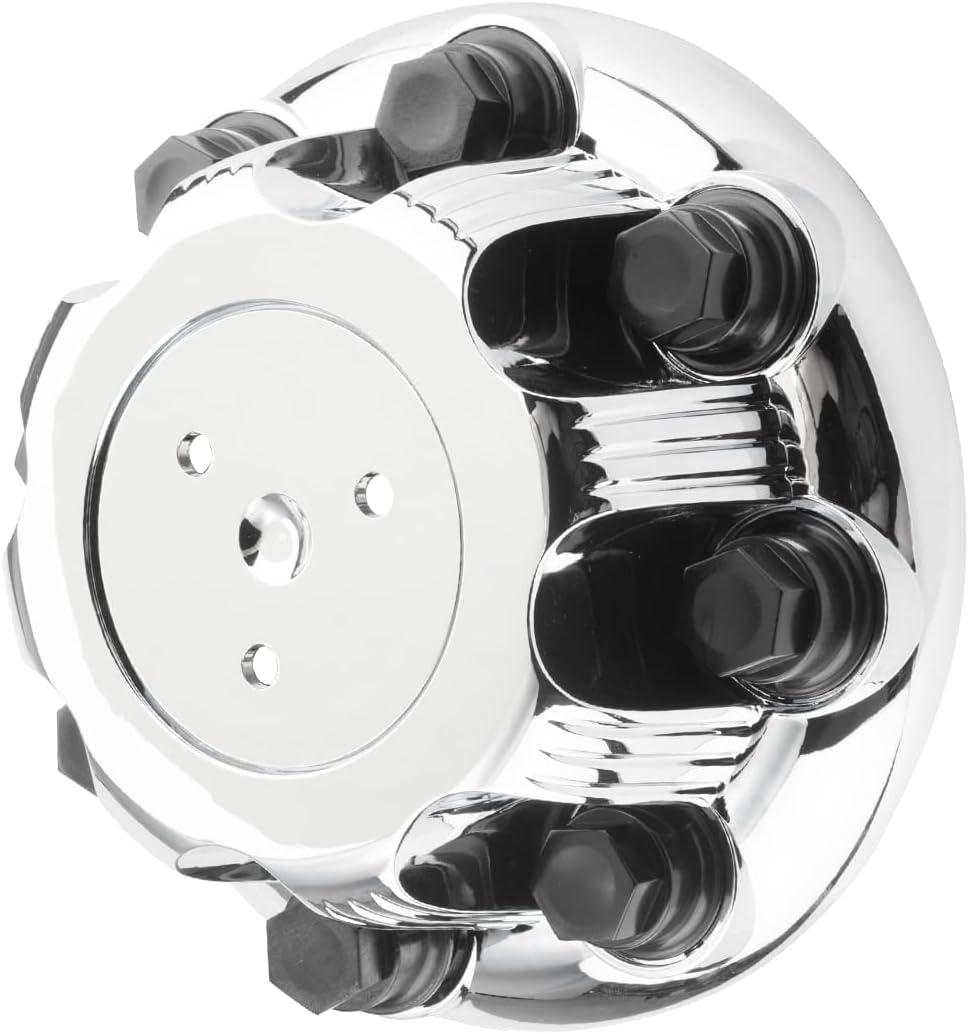 Chrome Wheel Center Hub Cap 6 Lug for Safari, Sierra, Savana, Yukon OEM #15067581 G006 (1x Chrome)