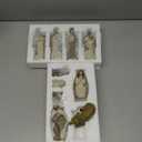 QF Home 10-Piece Christmas Nativity Set  Nativity Scene with Manger, Holy Family & Animals, Hand-Painted Resin Indoor Holiday Display