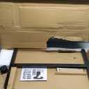 Drive Medical 13003 Non Tilt Top Overbed Table with Wheels, Chrome