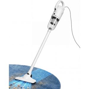 Lightweight Corded Stick Vacuum Cleaner, 2-in-1 Handheld Vacuum with Floor Brush & Crevice Tool, 13 ft Power Cord, HEPA Filter, Ideal for Apartments, Dorm Rooms, and Everyday Home Cleaning-white