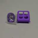 Protective Jacket for Yoto Mini with Shoulder Strap, Kid-Friendly Silicone Cover Case Compatible with Yoto Mini Audio Player Accessories with Wrist Lanyard, Grape Purple