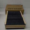 2025 Upgraded Dog Ramp for Couch, Foldable Small Dog Ramp for Sofa, 4 Adjustable Height from 13'' to 21", Portable Stable Pet Steps with Non-Slip Pad, Pet Ramps Use for Sofa Couch Stairs (A-wood Color)