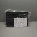 Collapsible Storage Bins with Lids Black Stackable Plastic Organizers for Clothes, Decor, Craft Supplies & Home Storage (3 racks, 9 gal/rack)