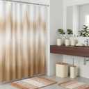 Britimes 23 Pack Bathroom Accessories Set, No Slip Rugs, Beige Gradient