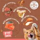 Purina Friskies Extra Gravy Wet Cat Food Chunky 24ct Variety Pack (With Chicken, Turkey, Salmon, Beef) - (Pack of 24) 5.5 oz. Cans (EXP 03/01/27)
