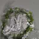 SWEETV Fairy Flower Hairband with Elf Ears, Halloween Fairy Headpiece for Women, Leaf Elf Circlet with Wings Cuff Earrings, Leaf Hairband Set for Photoshoot Cosplay Party (Green-Leaf-E, one size) (1 Count (Pack of 1))