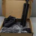 Projector Stand Tripod Adjustable, Laptop Height from 23.5 to 63.5 inches with Gooseneck Phone Holder, Floor for Office, Home, Stage, Studio, DJ Racks Holder Mount, 23.5inch-63.5inch (Black)