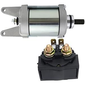 Soarider Starter & Relay for Kawasaki Brute Force 750 4X4i KVF750 2008-2023| Brute Force 650 4X4i KVF650 2009-2013| Teryx 750 800 All Models 2008-2023, 21163-0037 18719 410-54042 SMU0280 57-2728