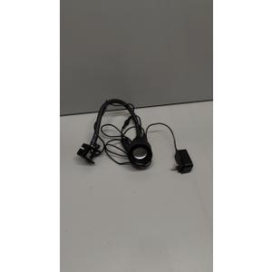 Black Plug-In Reading Light with Clamp – Flexible Gooseneck LED Desk Lamp