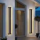 MELUCEE 2 Pack 48 Inch Outside Wall Lights for House 5 Color Dimmable