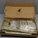 Gold Metal Arch Backdrop Stand 2 Set 7.2FT, 6FT Wedding Arch Stand Arched Door Frame for Birthday Party Baby Shower Ceremony Indoor Outdoor Celebration Decor (7.2FT, 6FT)