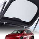 Rear Windshield Sunshade for Tesla Model Y Juniper 2025 2026, Rear Tailgate Foldable Sunshade Cover, 3-Gen Heat Insulation Glass Roof Sun Shade