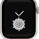 Kolgios 38/40/41/42/44/45/46mm Cool Chain Women Smartwatch Bands Compatible for Apple Watch Bands Series 11/ SE3/10/9/8/7/6/5/4 Stylish Replacement Bracelet for Iwatch S11/10/9 Gift To Her (starlight)