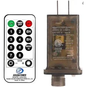 KNONEW 8 Mode Remote and UL Plug for 1500 Christmas String Lights