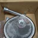 24.4" Steel Bendable Spout Funnel with Filter for All Automotive Oils, Metal Flexible Long Funnels for Automotive Use for Transmission Fluid, Diesel Fuel, and Other Liquids, with Gloves