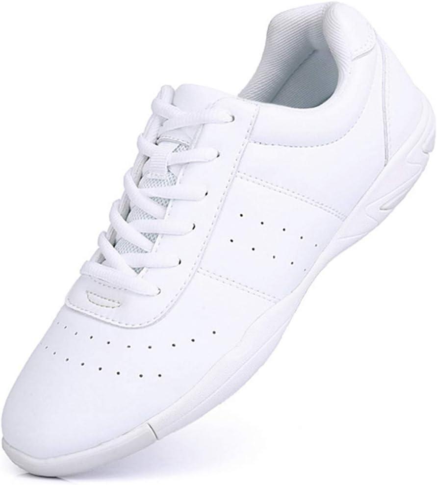 Cheer Shoes for Women White Cheerleading Athletic Dance Shoes Flats Girls Tennis Walking Sneakers (5)