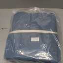 PURE ERA Jersey Knit Duvet Cover Set 100% T-Shirt Cotton Super Soft Comfy 2pc Bedding Set with Zipper Closure (Solid Cerulean Blue, Twin)