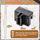 Epakh 36 Pcs Metal File Cabinet Rails Set Include 12 Cabinet Divider Rails 24 Hanging File Rail Clips for Hanging Folder Frame Bars Office Storage, Drawer Thickness Less Than 1/8 Inch(Aluminum)