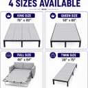 Plywood Ultra Heavy-Duty Bunkie Board Twin Size 38" x 75" Wood Anti-Sag Under Mattress Bed Support Noise Minimizing Breathable Bunky Board