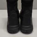 NORTIV 8 Men's Military Tactical Work Boots Side Zipper Leather Motorcycle Combat Boots Trooper(6-8 Inches) (9.5)