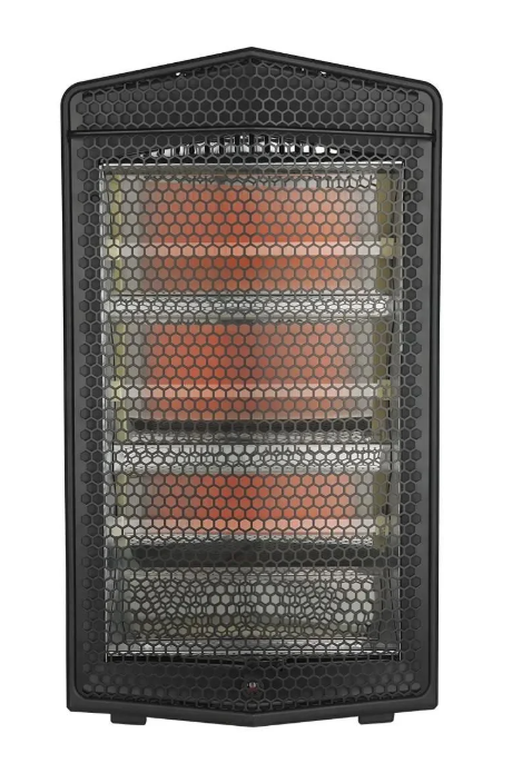 Pelonis 1500W Electric Quartz Radiant Heater with 3-Heat Settings