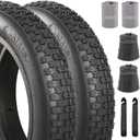 20x4.0 Inch Fat Tire: Fit for Ebike and Mountain Bicycle - Puncture-Resistant and Wear-Resistant Folding Electric Bike Tire, Fit for Snow, Beach, Mountain, Street Roads (Tire Tube Included)