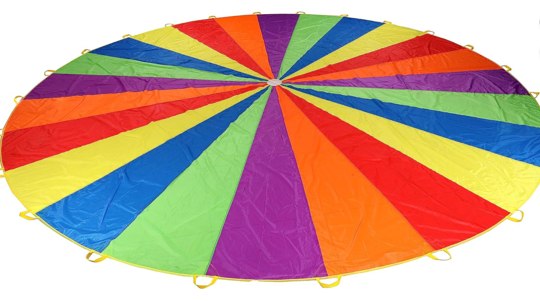 Parachute Kids Play 8FT,10FT,12FT,16FT,20FT for 8-12 Years Game, Kids Party Game, 6FT