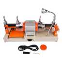 Horizontal Hardware Cutting Machine, 110V 180W Metal Slotting & Profiling Machine, Precision Cutter with Multi-Direction Clamps, Electric Bench Cutting Equipment