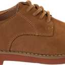 French Toast Kids Dress Shoes Oxford School Uniform - Lace up Loafer Saddle Shoe for Girls and Boys - Dirty Buck (Size 6 Big Kid)