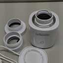 Dr. Brown's Travel Baby Bottle Warmer, Quickly Warms Breast Milk and Water for Formula On-The-Go, Portable, Rechargeable, Cordless with 3 Bottle Adapters