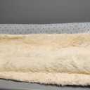 Merelax Modern Soft Fluffy Large Shaggy Rug for Bedroom Livingroom Dorm Kids Room Indoor Home Decorative, Non-Slip Plush Furry Fur Area Rugs Comfy Nursery Accent Floor Carpet 4'x6' Light Champagne