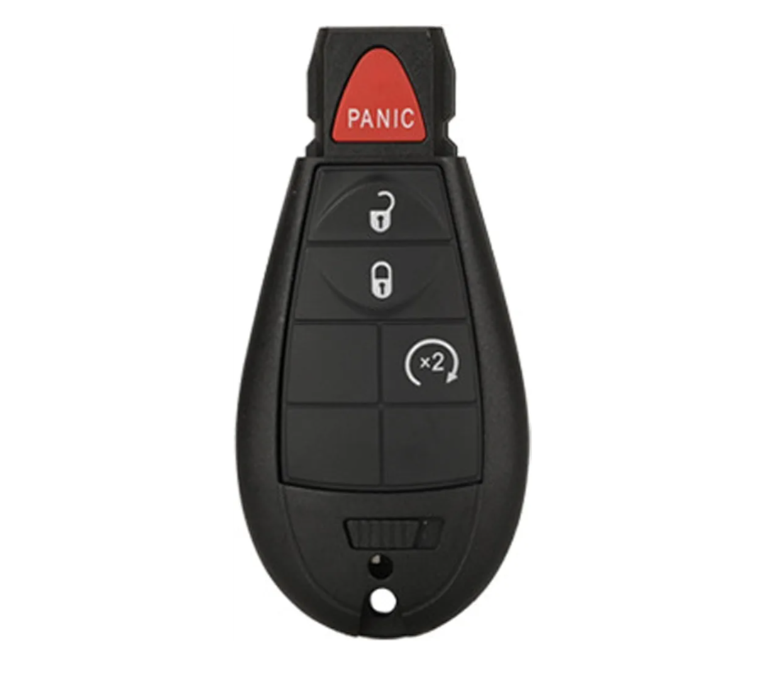 Replacement for Keyless Entry Remote Key Fob Shell Case Fit for 2013-2018 Dodge Ram 1500 2500 3500 (4-Button b) 2 Pcs
