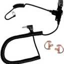 Tactical Ear Gadgets EP1089SC Fox 3.5mm Listen Only Earpiece with Black Acoustic Tube