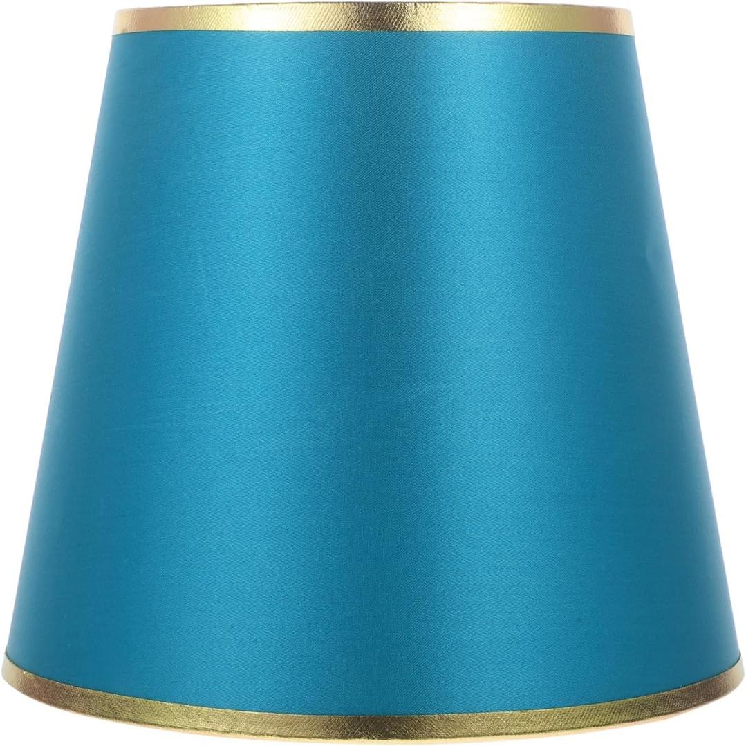 Fabric Lampshade - Chandelier Shade Table Lamp Shade Fabric Light Cover for Table Lamp Floor Light for E27 Bulb Dark Green