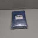 Lecloud Leia Dusty Blue Sheer Curtains 96 Inches Long 2 Panels, Jacquard Textured Airy Semi Sheer Voile Drapes, Rod Pockets Farmhouse Living Room Bedroom Window Treatments, 40 W x 96 L