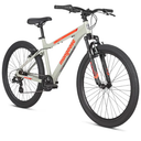 Mongoose Flatrock Mountain Bike, 26 Inch Bike for Men and Women, 7 Speed, Aluminum Frame, Front Suspension Fork for a Smooth Ride, Twist Shifters, Linear Pull Brakes, Adult and Teen Bicycle