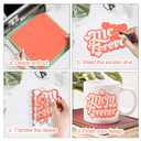 TECKWRAP 001 Vinyl Glossy Permanent Vinyl Adhesive Vinyl Roll for Cutters, Signs, Scrapbooking, Craft, Die Cutters 12" x 20ft, Glossy Salmon Pink