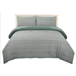 Modavari 3Pc Comforter Set F/Q Green