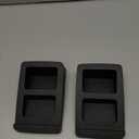 Monoprice Tilted Wedge Desktop Speaker Stands (Pair) for Small Sized Speakers, Anti-Vibration, 15 Degrees of Tilt, for Bookshelf Speakers and Studio Monitors